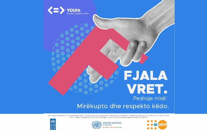 Image of the "Fjala Vret" campaign illustration. The letter of the month June is the letter F