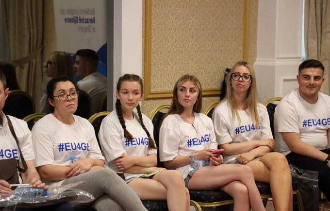 Të rinjtë e angazhuar në projektin EU 4 Gender zbatuar nga UNFPA Shqipëri