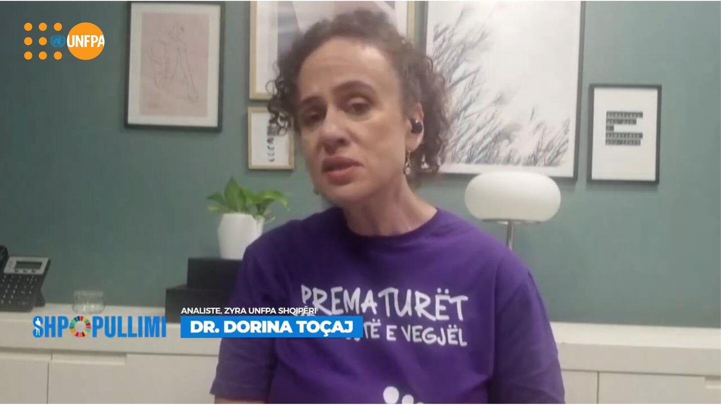 Dorina Toçaj, Program Analyst at the UNFPA Albania office