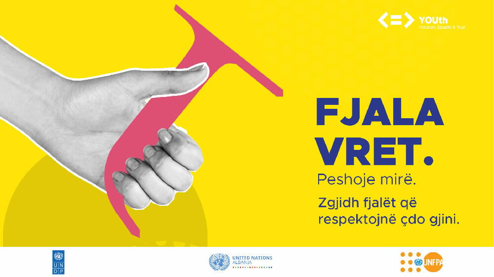 Ilustrative image for the campaing against "Hate Speach" of UNFPA