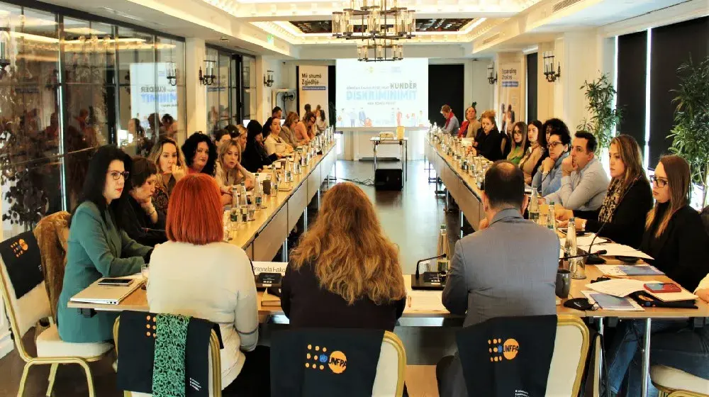 UNFPA roundtable against discrimination in the private business sector within the project "Expanding Choices: Gender Responsive Family Policies for the Private Sector in the Western Balkans and Moldova"